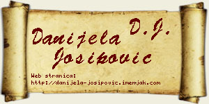 Danijela Josipović vizit kartica